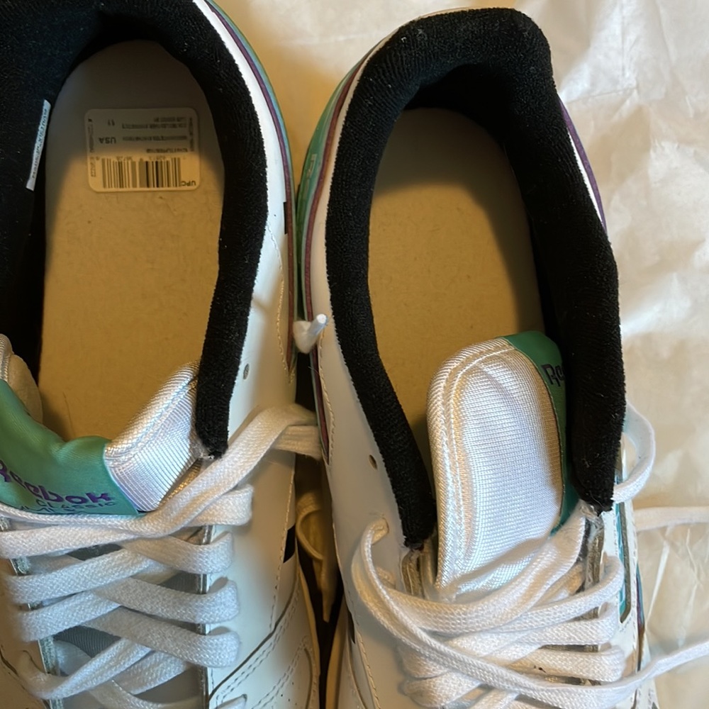 NWOT Reebok sneakers Womens size 11 aqua blue accents - Picture 6 of 11